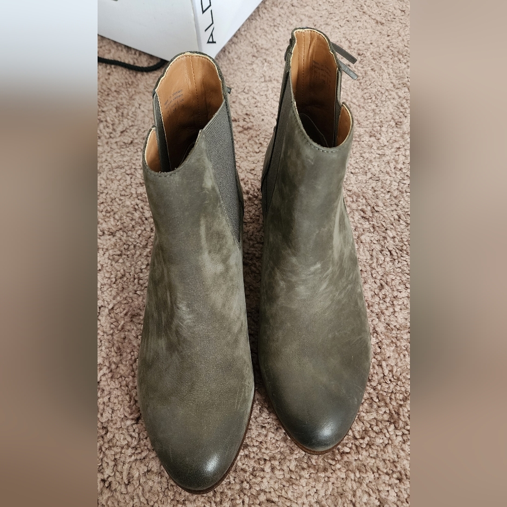 Aldo Olive Ankle Boots for Women